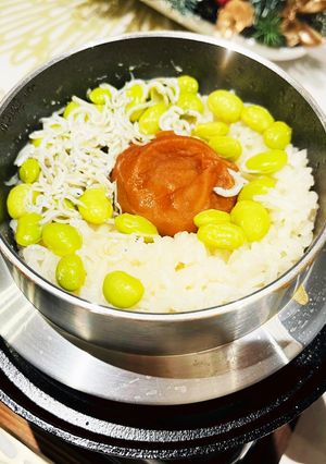 梅とじゃこの釜飯-レシピのメイン写真