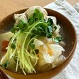 鶏肉とひらひら大根のサンラータン*
