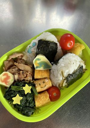 年少さんのお弁当、みかん狩りの日-レシピのメイン写真