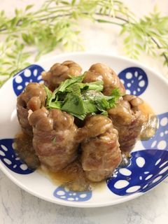 簡単!ぶなしめじ肉巻き 白だし煮 -レシピのメイン写真