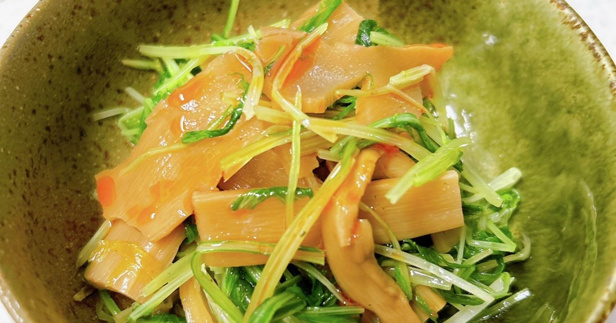 水菜大量消費♪水菜とメンマのピリ辛和え by yummysunny