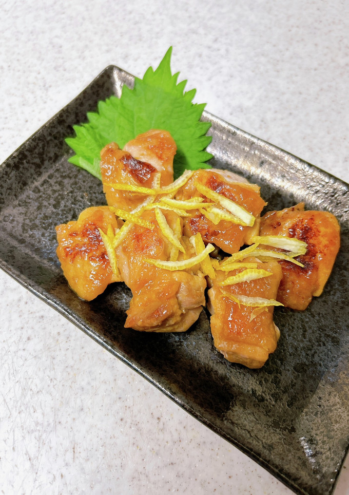 W柚子♪鶏肉の柚子胡椒&ゆずポン酢炒め-レシピのメイン写真