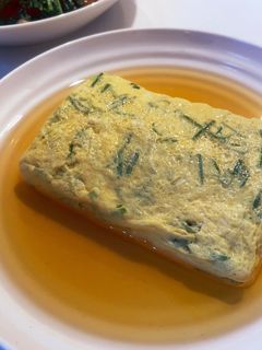 ふわふわ出汁巻き卵♪九条ネギバージョン-レシピのメイン写真