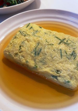 ふわふわ出汁巻き卵♪九条ネギバージョン-レシピのメイン写真