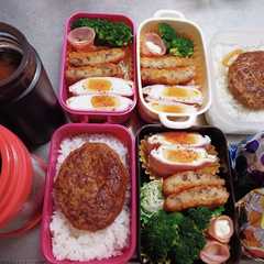 รูปของ 高校生息子、旦那、娘弁当(12/2)