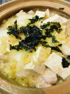プチッと鍋●揚げ玉/天かす煮込みうどん鍋-レシピのメイン写真