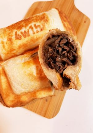 今朝の4w1hサンド「焼肉山椒風味」-レシピのメイン写真