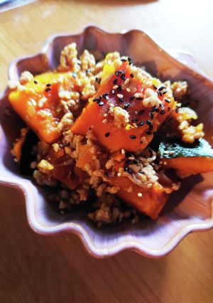 ほほほふのかぼちゃひき肉甘煮★-レシピのメイン写真