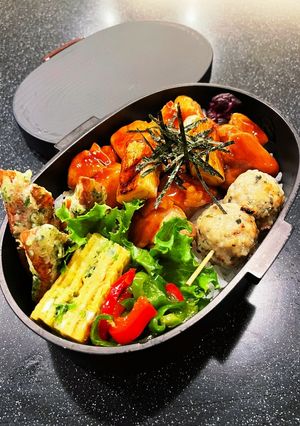 高校生弁当2022 12月2日　焼き鳥丼-レシピのメイン写真