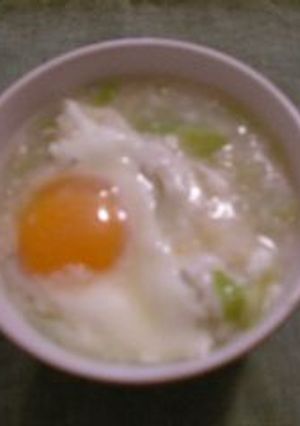 朝食にも夜食にも！バター味のお粥-レシピのメイン写真