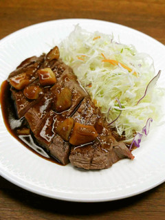 牛ステーキにんにくソース-レシピのメイン写真