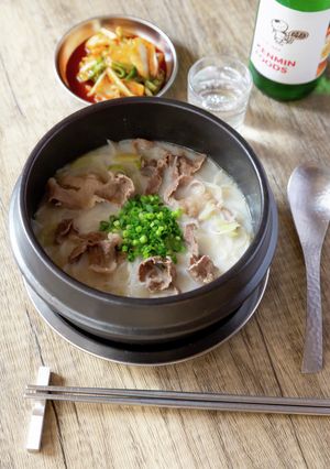 韓国料理！コムタン風スープビーフンレシピ-レシピのメイン写真