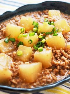 大根の煮物~ひき肉あんかけ添え~-レシピのメイン写真
