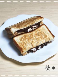 チョコ&マシュマロトースト-レシピのメイン写真