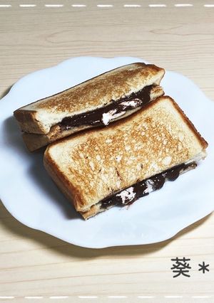 チョコ&マシュマロトースト-レシピのメイン写真