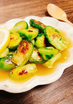 旨みたっぷり♡芽キャベツのスープ煮-レシピのメイン写真