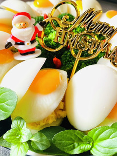 Xmasサラダ☆玉子&玉子-レシピのメイン写真