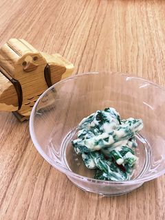 【大崎市】春菊の白和え【発酵文化】-レシピのメイン写真