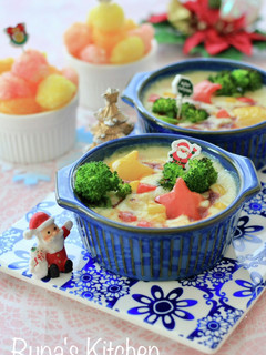 クリスマスに♬レンジでミートグラタン-レシピのメイン写真