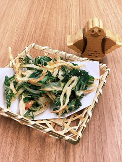 【大崎市】春菊のかき揚げ【学校給食】-レシピのメイン写真