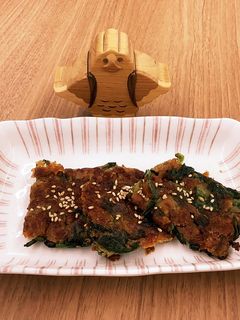 【大崎市】納豆ニラチヂミ【発酵文化】-レシピのメイン写真