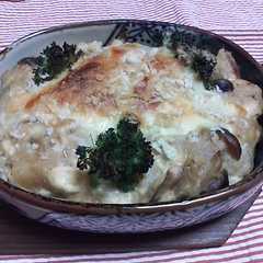 รูปของ 豆乳でヘルシー♪玄米ドリア