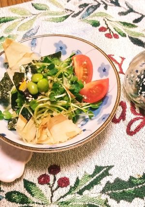 簡単にも！経済的にも！かいわれ大根サラダ-レシピのメイン写真