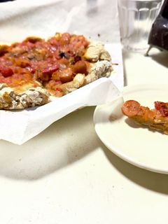 簡単!全粒粉ソーセージのトマトピザ♪-レシピのメイン写真