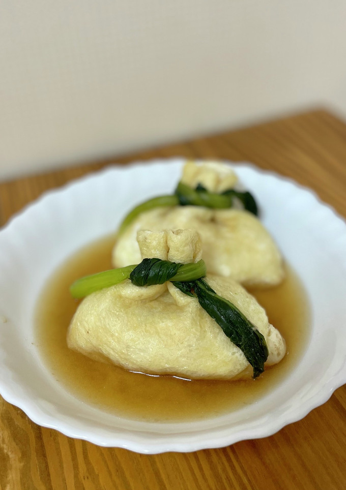卵と油揚げの巾着【ここから栄養士】-レシピのメイン写真