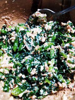 春菊と小松菜の簡単白和え-レシピのメイン写真