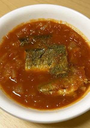 サンマのトマト煮込み-レシピのメイン写真
