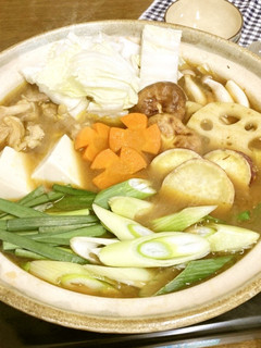 秋野菜たっぷり!カレー鍋-レシピのメイン写真