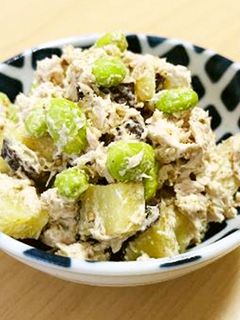 枝豆とさつまいものデリ風サラダ-レシピのメイン写真