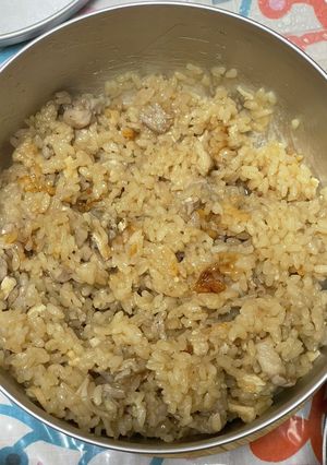 ★キャンプ飯★はんごう炊飯で炊き込みご飯-レシピのメイン写真