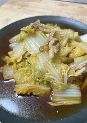 ほったらかし☆白菜と豚肉のオイスター煮-レシピのメイン写真