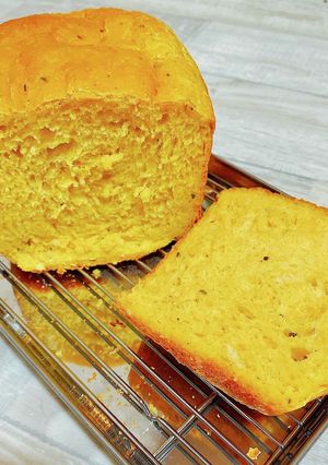 HB かぼちゃ食パン-レシピのメイン写真