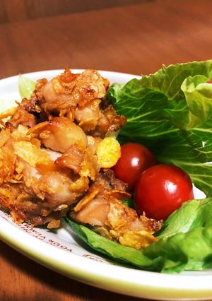 ウマっ！コーンフレーク衣の照り焼きチキン-レシピのメイン写真