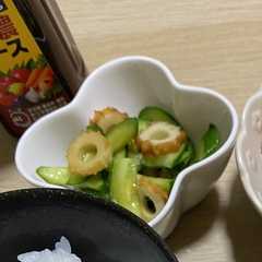 簡単！きゅうりとちくわの酢の物-レシピのメイン写真