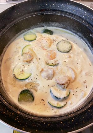大豆粉で小麦代用ホタテのクラムチャウダー-レシピのメイン写真