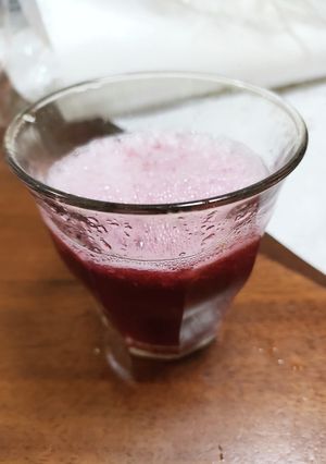 いちごとぶどうジュースとワイン-レシピのメイン写真