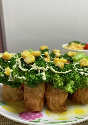 ちくわとブロッコリーのクリスマスツリー-レシピのメイン写真
