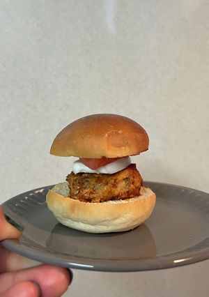 サイズが可愛い自家製ハンバーガー-レシピのメイン写真