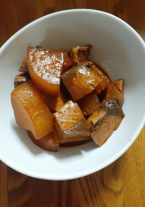 ☆調味料比覚書☆ぶりと大根の赤みそ煮-レシピのメイン写真