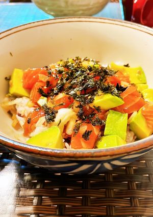 サーモンポキ-レシピのメイン写真