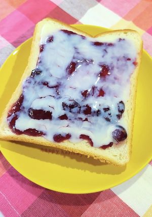 練乳いちごトースト-レシピのメイン写真
