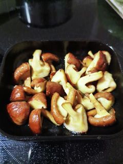 椎茸アヒージョ有吉-レシピのメイン写真
