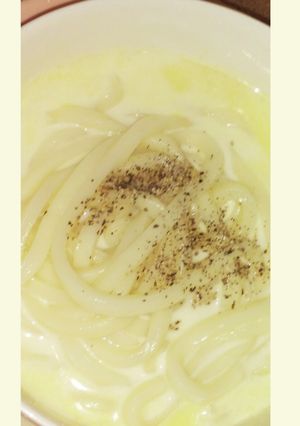 コンポタうどん-レシピのメイン写真