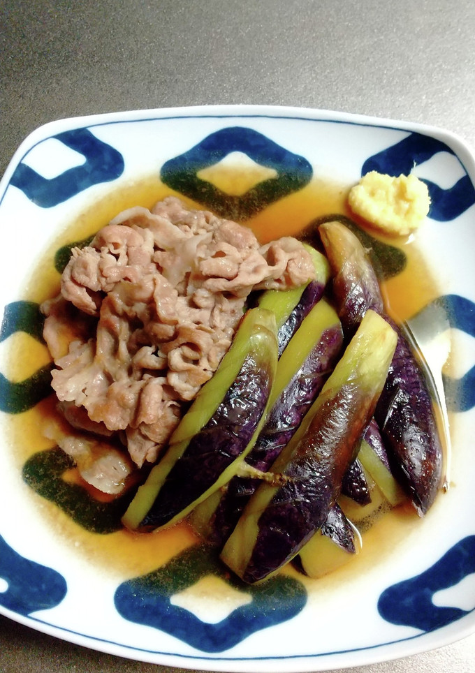 なすと豚肉の煮浸し-レシピのメイン写真