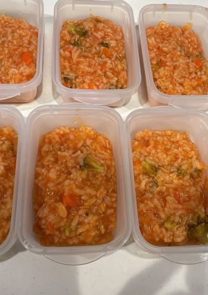 離乳食後期　離乳食9ヶ月　トマトリゾット-レシピのメイン写真
