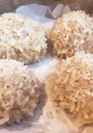 圧力鍋で作る　もち米で包んだ蒸し肉団子-レシピのメイン写真